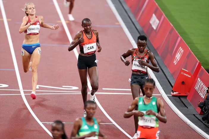 a Tokyo 2020'de Yasemin Can finalde