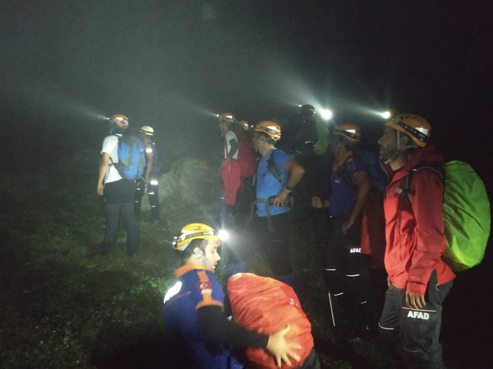 Rize’de kayıp Ukraynalı dağcılar 33 saat sonra bulundu