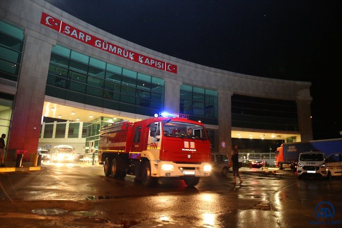 Azerbaycan'dan yangınla mücadeleye destek ekibi geldi