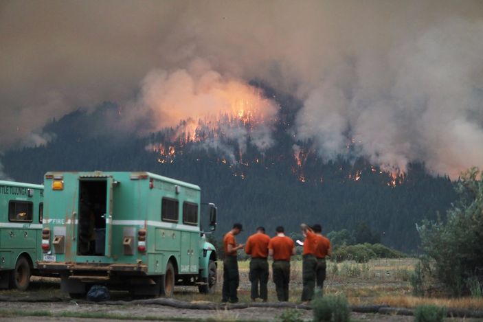 r ABD'de orman yangınları devam ediyor