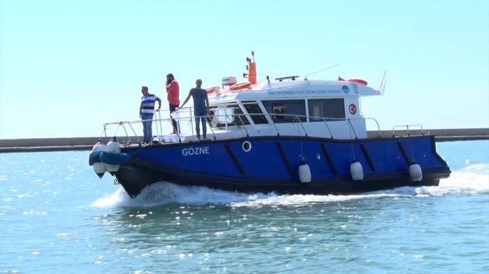 Mersin'de geminin paslı suyunu denize boşaltması tepki topladı