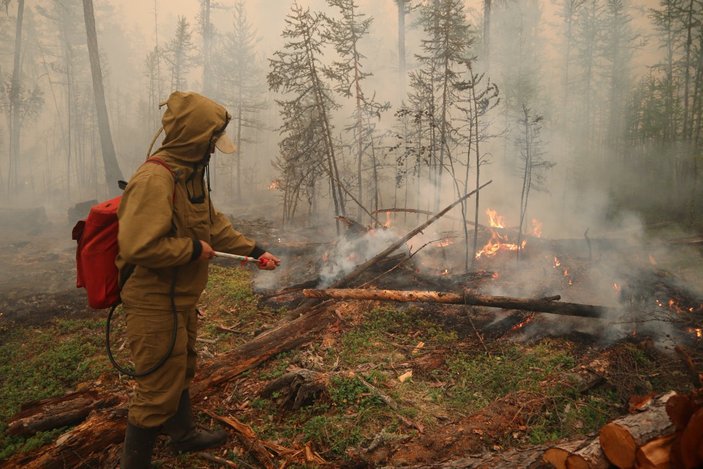 Rusya'da orman yangını
