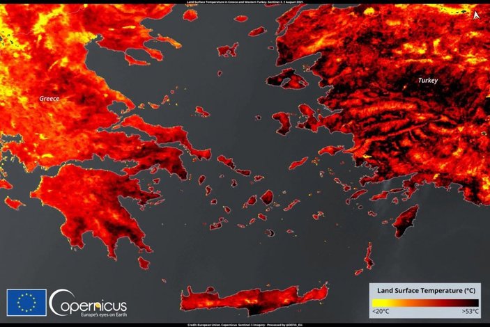 Doğu Akdeniz'de sıcak hava dalgası etkili oluyor