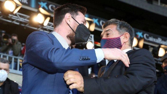 Joan Laporta: Messi konusu olumlu seyrediyor