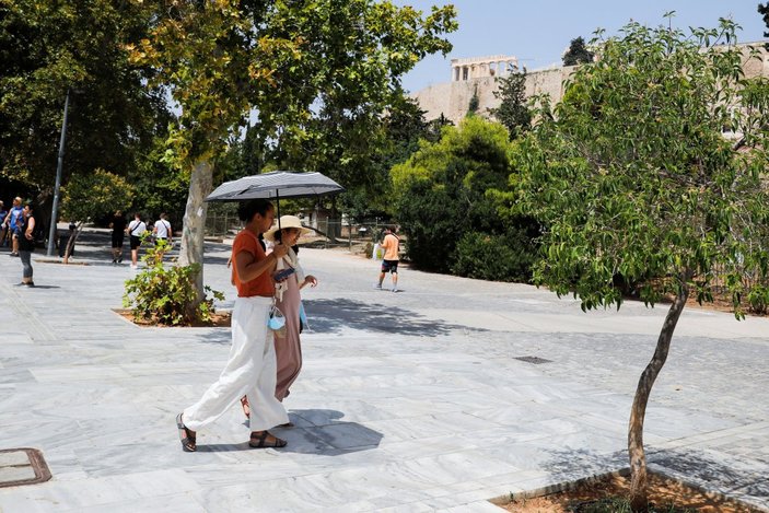 Yunanistan, aşırı sıcakların etkisi altında