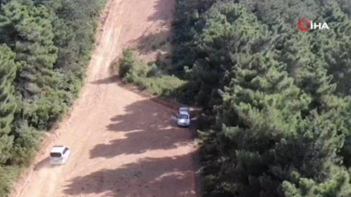 Aydos Ormanı’na kaçak giren araç sürücüsüne ceza