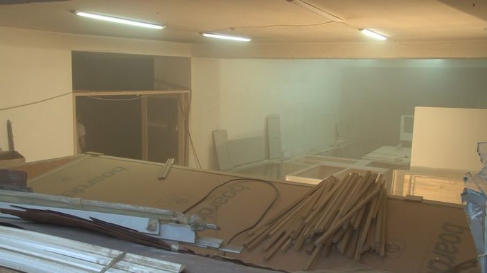 i Kağıthane’deki yangında mahsur kalan köpek telef oldu