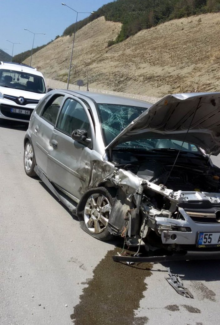 Samsun'daki kazada 8 kişi yaralandı