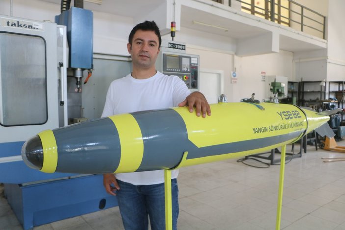 Malatya’da geliştirilen ‘Yangın Söndürme Bombası’ prototip üretim aşamasında