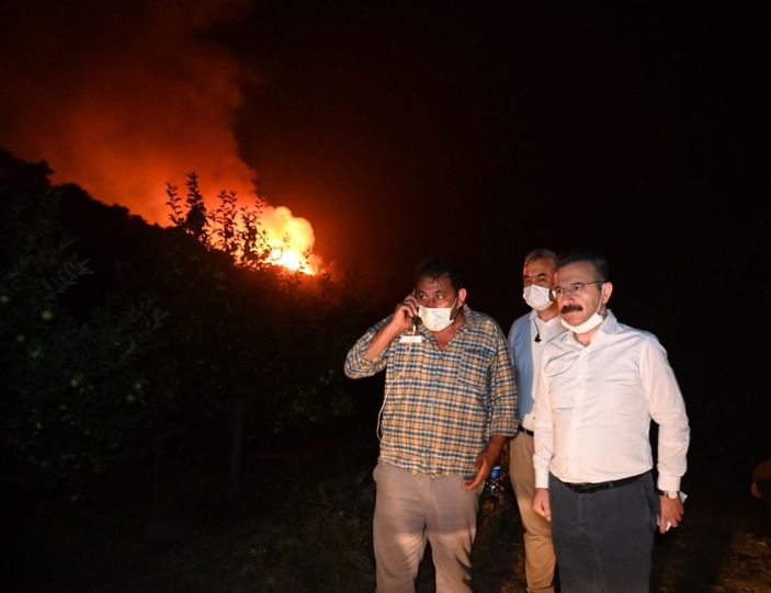 d Aydın'da bir mahallede kısmi tahliye