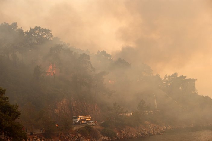 Orman yangınlarıyla mücadelede 9'uncu gün
