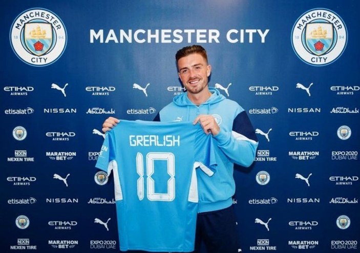 Jack Grealish, Manchester City'ye transfer oldu