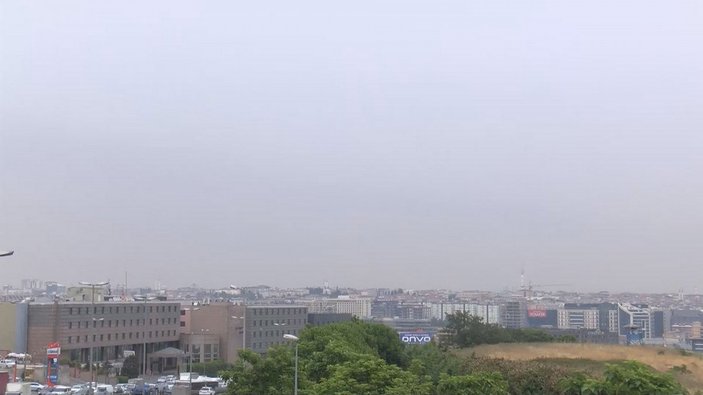 İstanbul'da kül bulutu