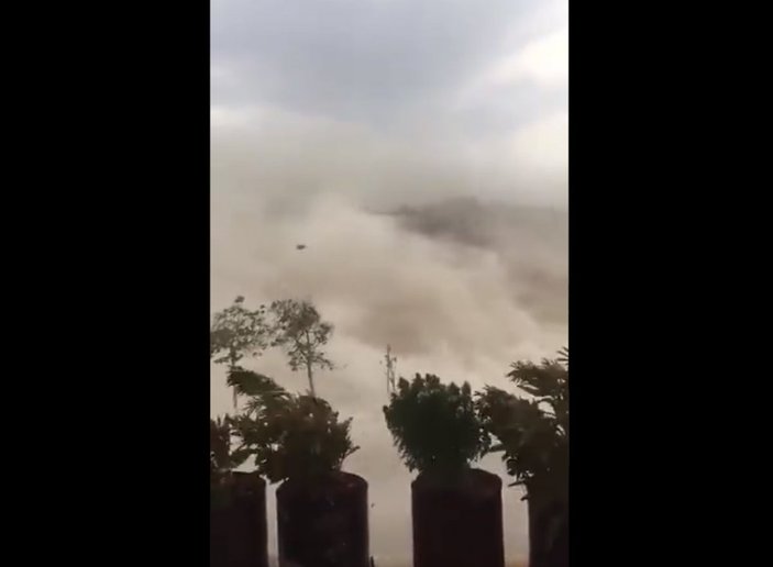 Gaziantep'te kum fırtınası çıktı