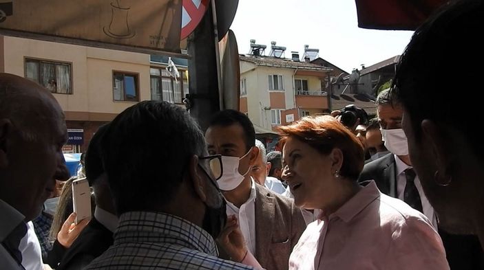 Meral Akşener'den Bartınlı vatandaşa 'Haram olsun' tepkisi