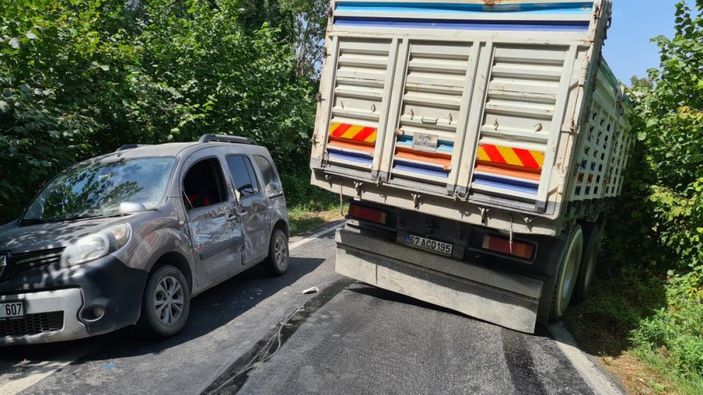 i Zonguldak'ta trafik kazası: 1 yaralı