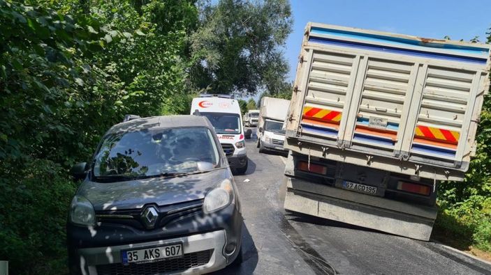 i Zonguldak'ta trafik kazası: 1 yaralı