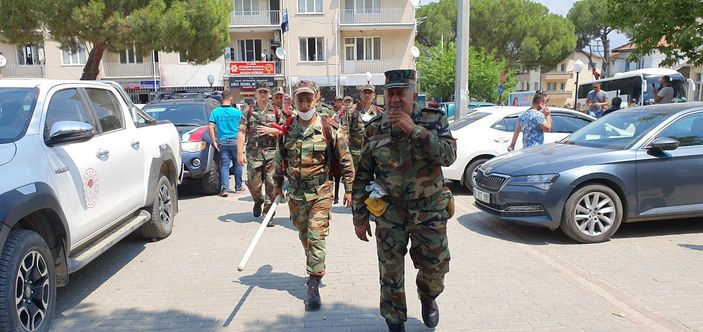 Azerbaycan’dan 200 kişilik ekip Çine’ye gitti