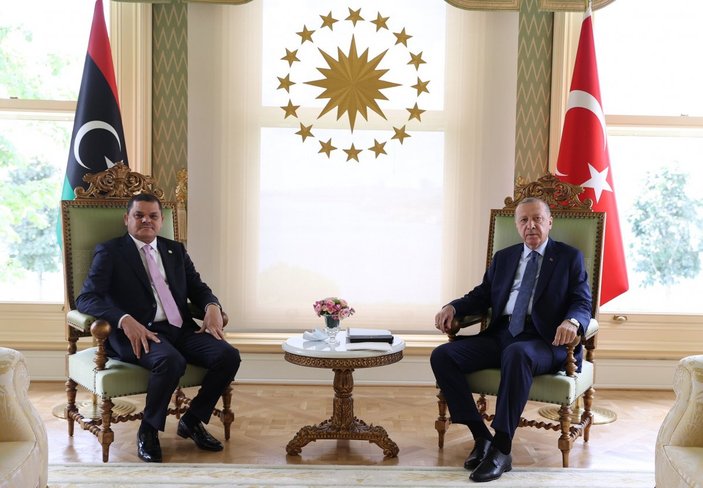 Cumhurbaşkanı Erdoğan, Libya Başbakanı ile görüştü