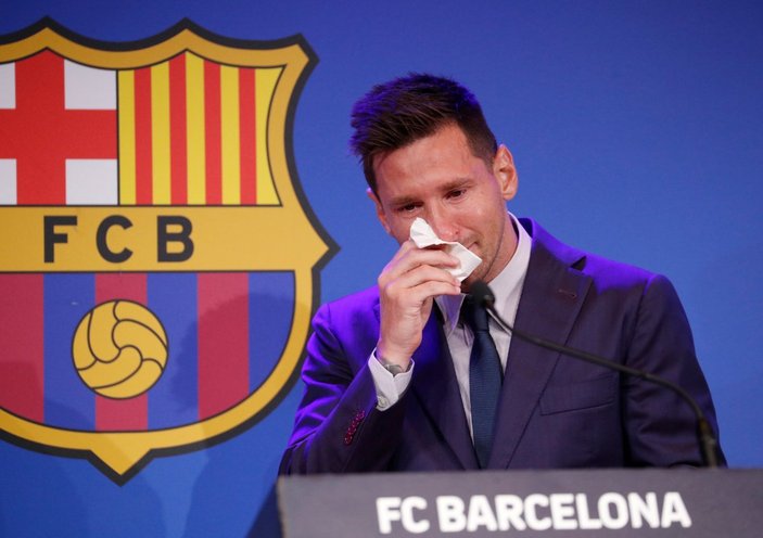 Lionel Messi, Barcelona'ya veda etti