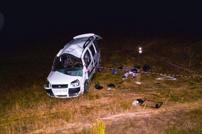 Sivas'ta düğün dönüşü kaza: 1 ölü