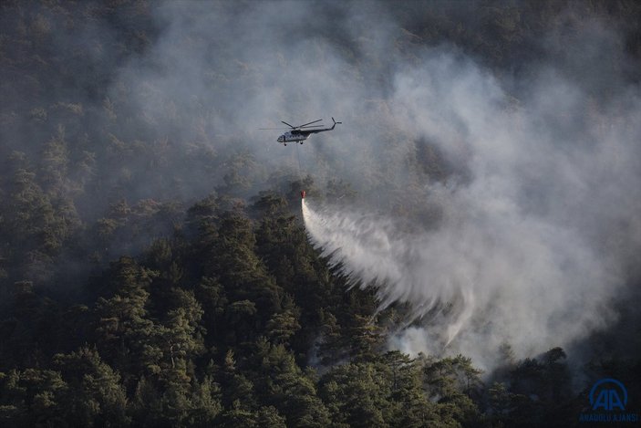 Orman yangınını söndürmek kadar hayati olan işlem: Soğutma
