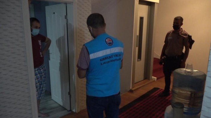 Kırıkkale'de otele ve koronalı müşteriye ceza