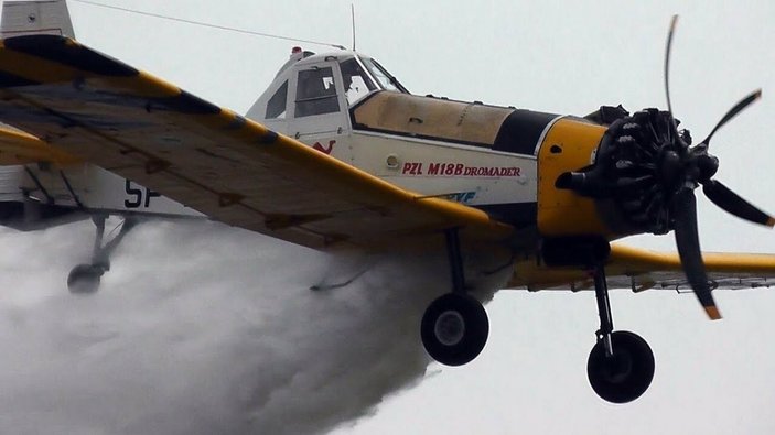 Yunanistan’da yangın söndürme uçağı düştü