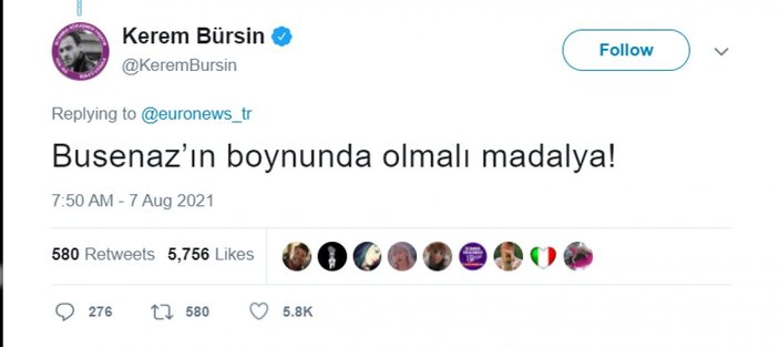 Kerem Bürsin'in 'Twitter' yorumu Busenaz Sürmeneli'yi kızdırdı! Apar topar paylaşımını sildi..