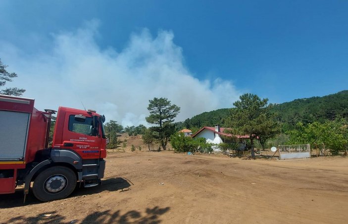 Köyceğiz'deki yangın, Sandras Dağları'nı dumanla kapladı