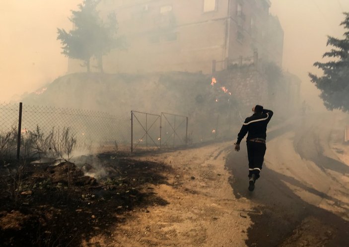 Cezayir'deki yangınlarda 65 kişi hayatını kaybetti