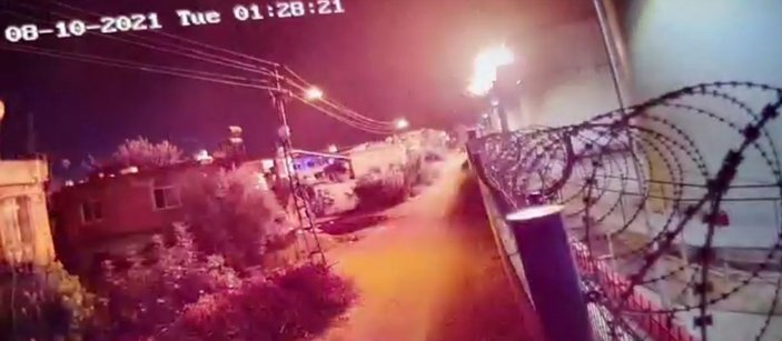 Mersin'deki patlama kameralara yansıdı