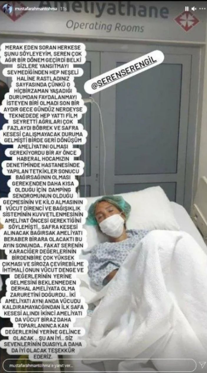 Kilo kaybı ile gündeme gelmişti! Ameliyat olan Seren Serengil'in durumu nasıl?