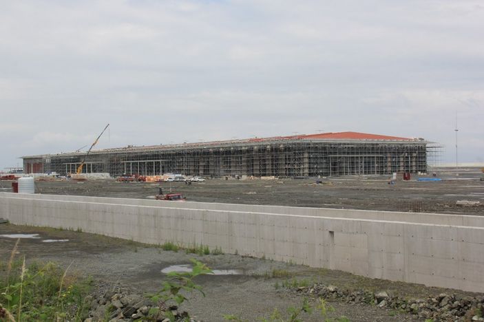 Rize-Artvin Havalimanı inşaatı sürüyor