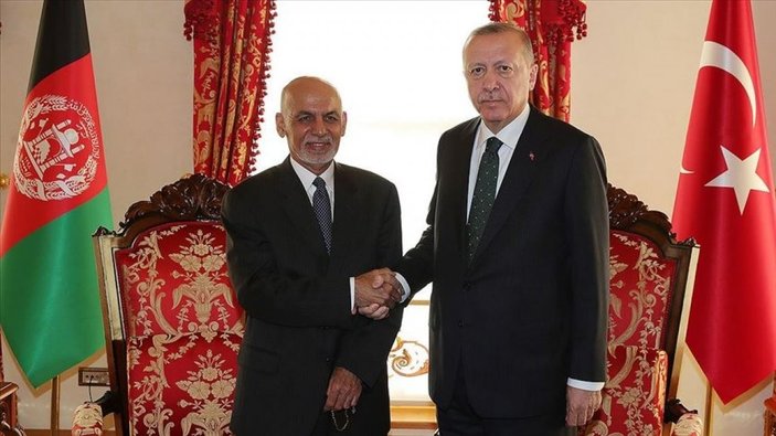 Cumhurbaşkanı Erdoğan, Afganistan Cumhurbaşkanı ile görüştü