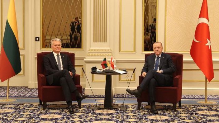 Cumhurbaşkanı Erdoğan, Litvanya Cumhurbaşkanı ile görüştü