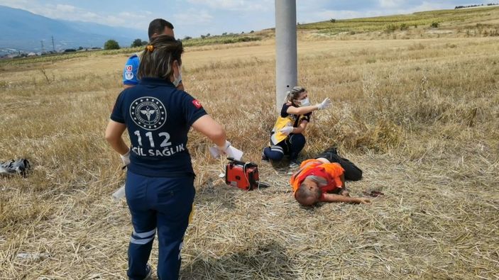 Bursa otomobil takla attı: 1 ölü, 1 yaralı