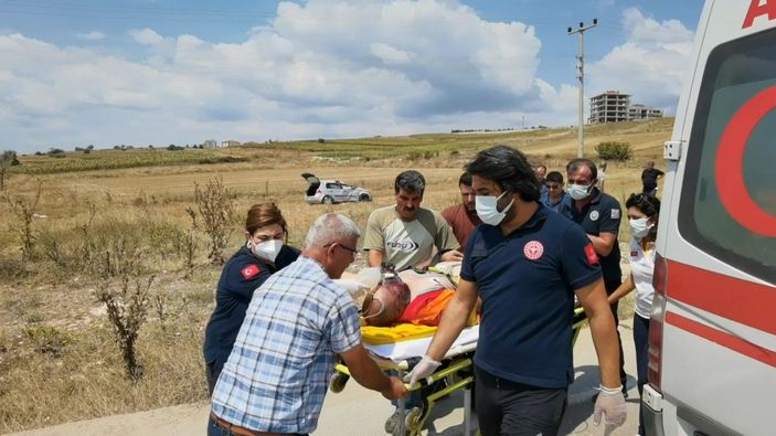 Bursa otomobil takla attı: 1 ölü, 1 yaralı