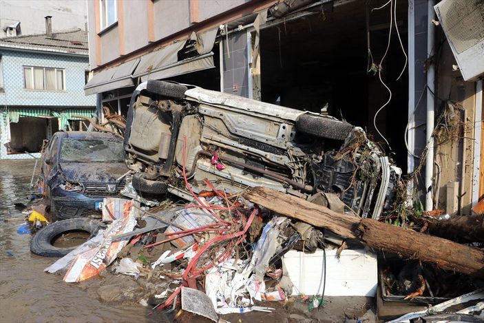 Kastamonu'da sel felaketinden geriye kalanlar