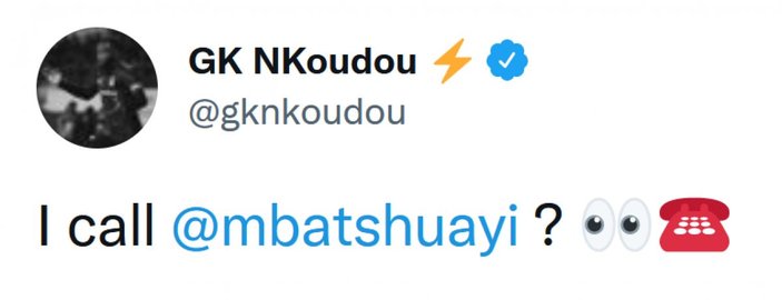 Batshuayi, Nkoudou ile görüştü