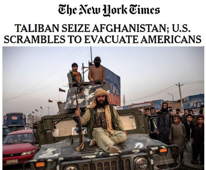 ABD basınında Taliban manşetleri