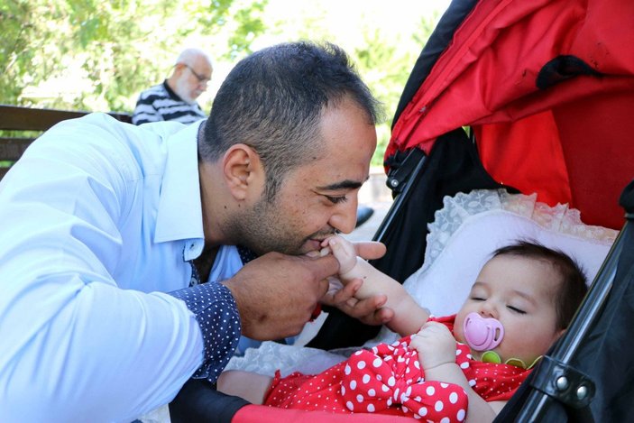 Gaziantep'te iki kalbi olan Murat, baba olmak için 9 yıl bekledi