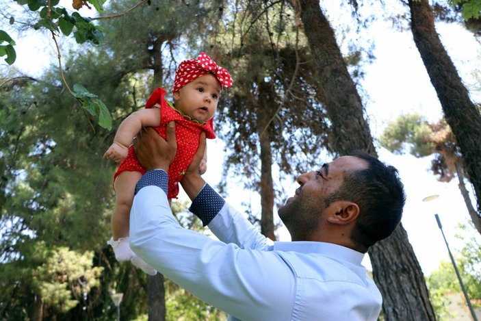 Gaziantep'te iki kalbi olan Murat, baba olmak için 9 yıl bekledi