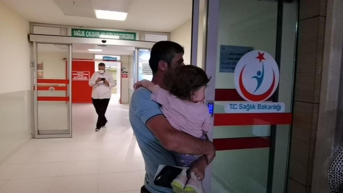 Bursa'da köpeğin saldırısına uğrayan 2 yaşındaki kızın burnu kırıldı