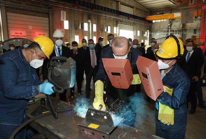 Cumhurbaşkanı Erdoğan, 26 yeni fabrikanın açılışına katıldı