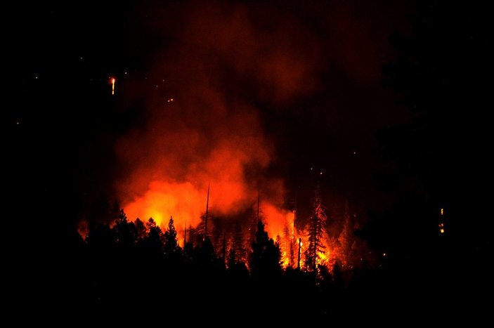 Kaliforniya'da yangının ardından yaşanan yıkım