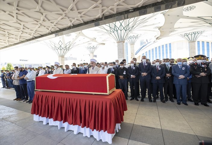 Ankara'da şehit Cengizhan Kaplan, son yolculuğuna uğurlandı