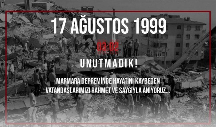 17 Ağustos depremi mesajları: 17 Ağustos 1999 depremi anma sözleri, mesajları ve fotoğrafları