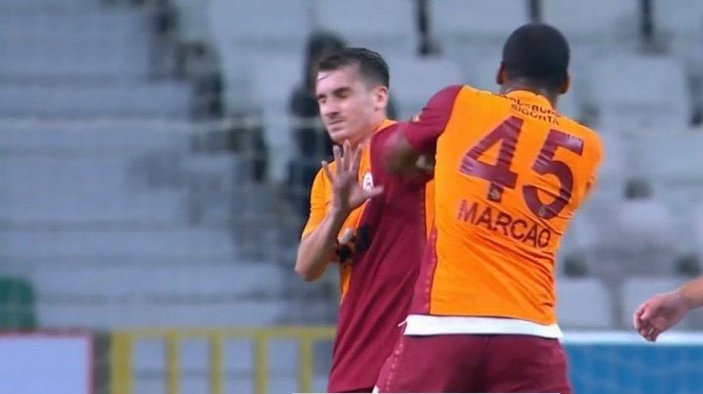 Galatasaray'da Kerem Aktürkoğlu'na saldıran Marcao, antrenmana çıkmadı