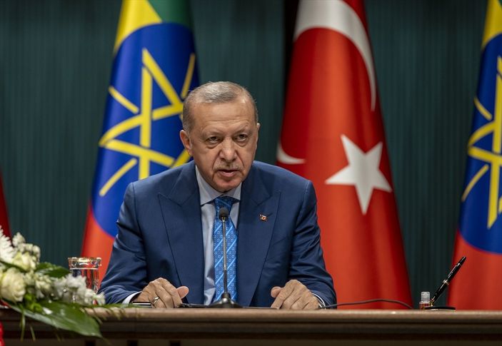 Cumhurbaşkanı Erdoğan ile Etiyopya Başbakanı'ndan ortak açıklama